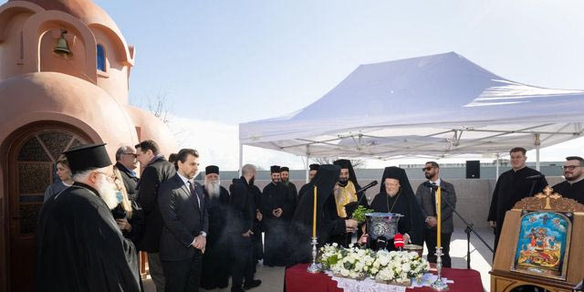 Ιατρικό Διαβαλκανικό Θεσσαλονίκης: Συγκίνηση και λαμπρότητα στα Θυρανοίξια του Ιερού Παρεκκλησίου Αγ. Γεωργίου από τον Οικουμενικό Πατριάρχη κ.κ. Βαρθολομαίο