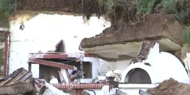 Κινδυνεύουν σπίτια από κατολισθήσεις στην Αρχαία Ολυμπία