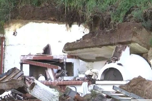 Κινδυνεύουν σπίτια από κατολισθήσεις στην Αρχαία Ολυμπία