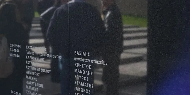 Το μνημείο για τους 200 εκτελεσθέντες κομμουνιστές από του Γερμανούς Ναζί στην Καισαριανή