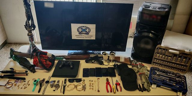 Σπείρα διέπραξε πλήθος κλοπών και ληστειών σε Δυτική Αττική, Στερεά και Δυτική Ελλάδα