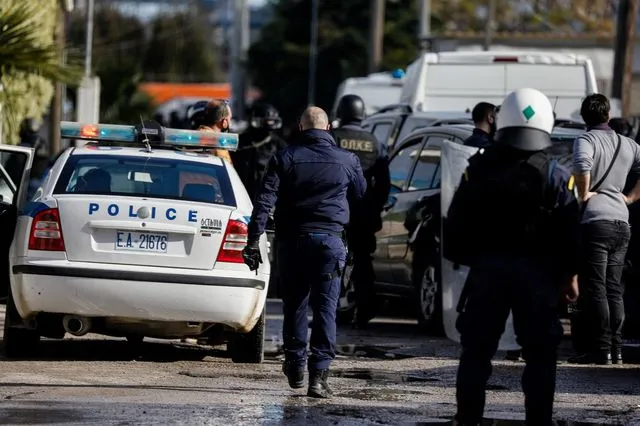 Αστυνομικές δυνάμεις στα Μέγαρα