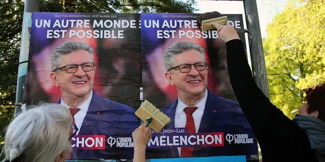 Αφίσα με τον Ζαν-Λυκ Μελανσόν