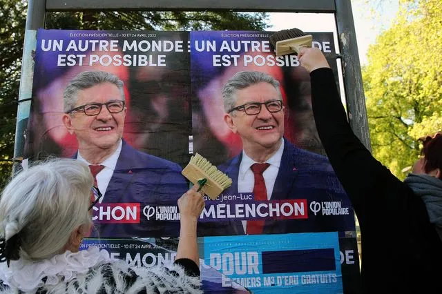 Αφίσα με τον Ζαν-Λυκ Μελανσόν