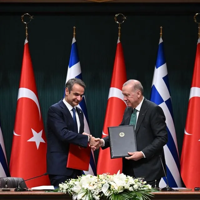 Κυριάκος Μητσοτάκης και Ρετζέπ Ταγίπ Ερντογάν