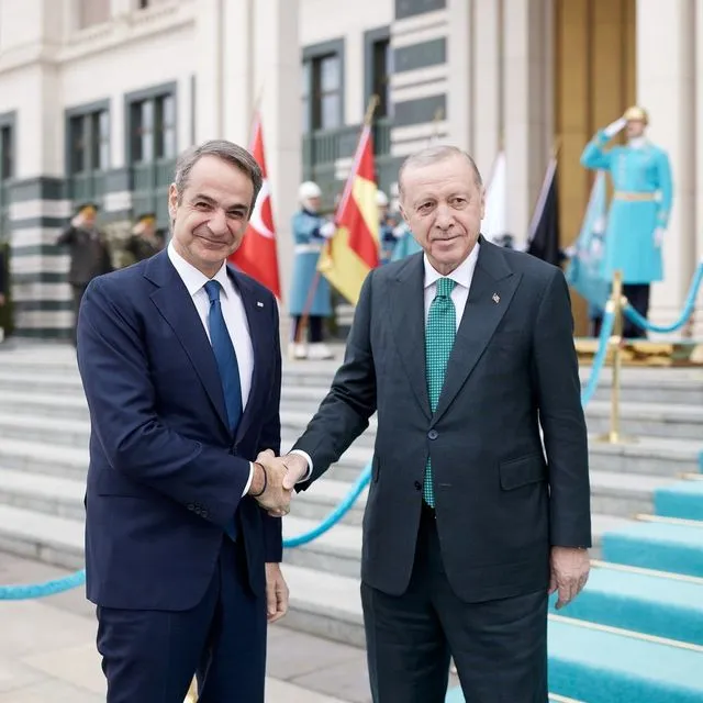 Συνάντηση του Κυριάκου Μητσοτάκη με τον Ρετζέπ Ταγίπ Ερντογάν στην Άγκυρα