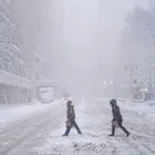 Έντονη χιονόπτωση στη Νέα Υόρκη