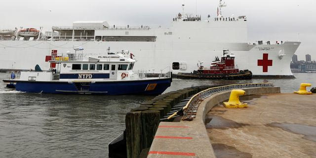 Πλωτό νοσοκομείο στη Νέα Υόρκη (φωτογραφία αρχείου)