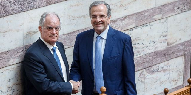 Κωνσταντίνος Τασούλας και Αντώνης Σαμαράς