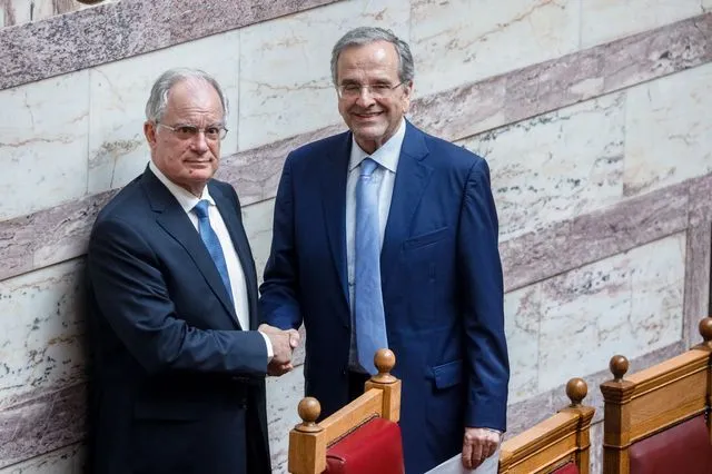 Κωνσταντίνος Τασούλας και Αντώνης Σαμαράς