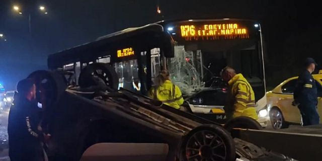 Σύγκρουση ΙΧ και λεωφορείου στην Αθηνών-Κορίνθου – Ένας τραυματίας