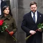 Ο Τζέι ντι Βανς και η σύζυγός του Ούσα επισκέφθηκε το Μνημείο της Αρμενικής Γενοκτονίας Τσιτσερνακαμπέρντ στο Γερεβάν