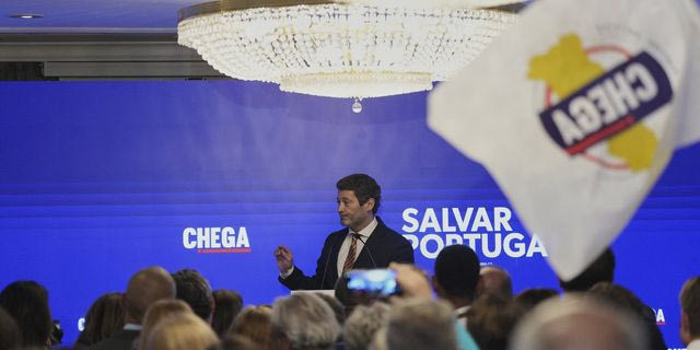 Ο Αντρέ Βεντούρα, ηγέτης του ακροδεξιού κόμματος Chega