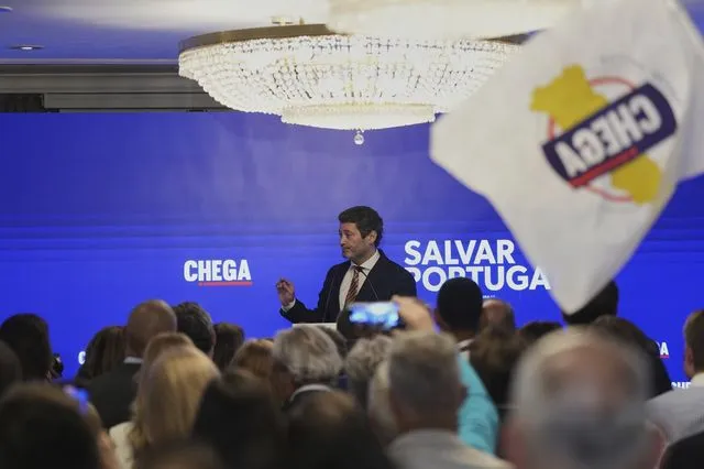 Ο Αντρέ Βεντούρα, ηγέτης του ακροδεξιού κόμματος Chega