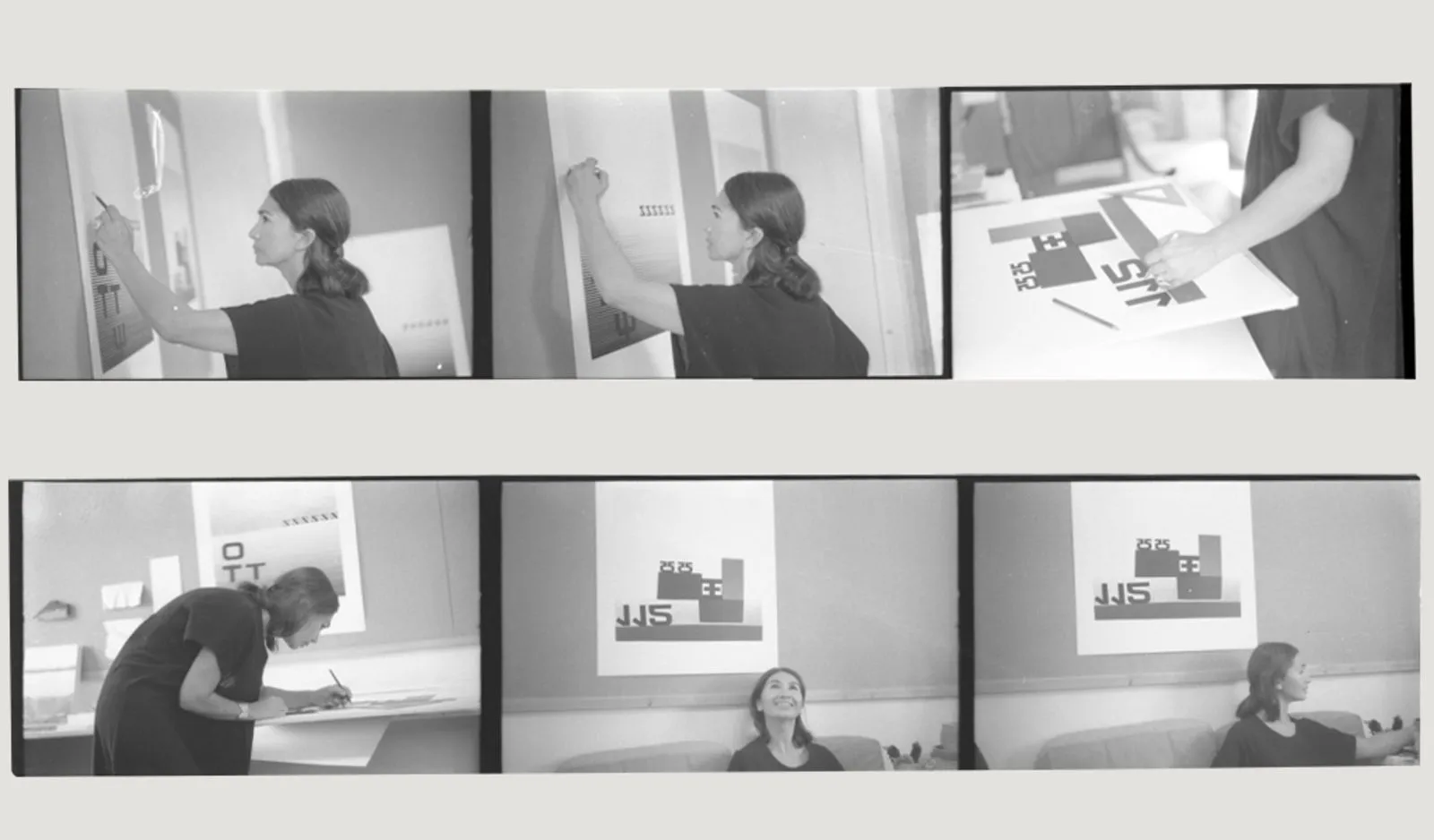 Πορτρέτο της καλλιτέχνιδας στο εργαστήριό της