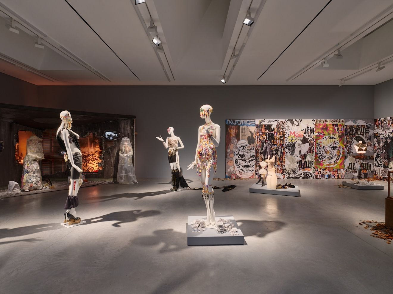 Installation view: Women’s History Museum: Grisette à l’enfer, Amant, Brooklyn, New York, 2025–26. Courtesy the artists and Amant, Brooklyn, New York. Photo: New Document.