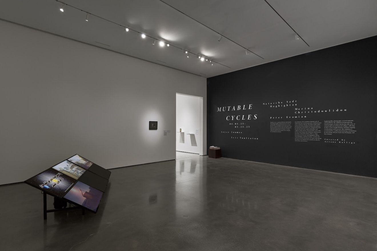 Installation view from Mutable Cycles, Hessel Museum of Art, Center for Curatorial Studies, Bard College, Annandale-on-Hudson, NY, April 5 – May 25, 2025. Photo: Olympia Shannon 2025.