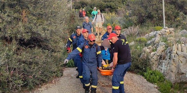 Ναύπλιο: Διάσωση 78χρονου – Έπεσε από λόφο