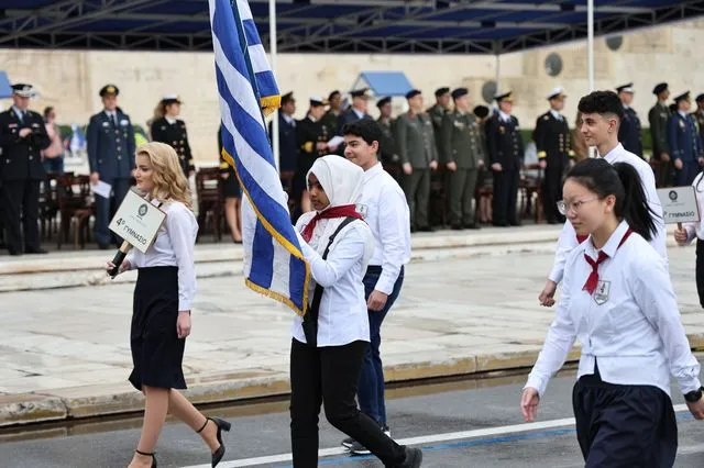 Η μαθητική παρέλαση στην Αθήνα σε φωτογραφίες
