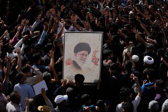 Διαμαρτυρία για τον θάνατο του Ali Khamenei