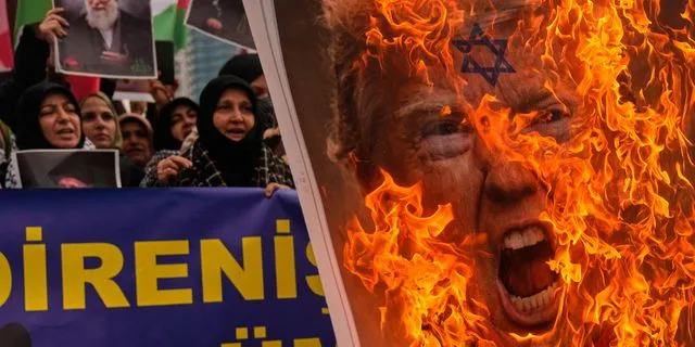 Πορεία στην Τουρκία κατά του Τραμπ και υπέρ του Ιράν