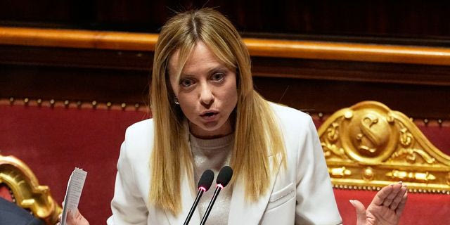 Η Ιταλίδα πρωθυπουργός Τζόρτζια Μελόνι