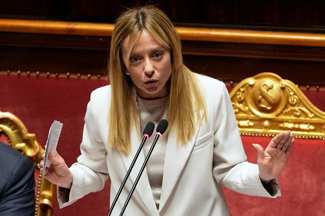 Η Ιταλίδα πρωθυπουργός Τζόρτζια Μελόνι