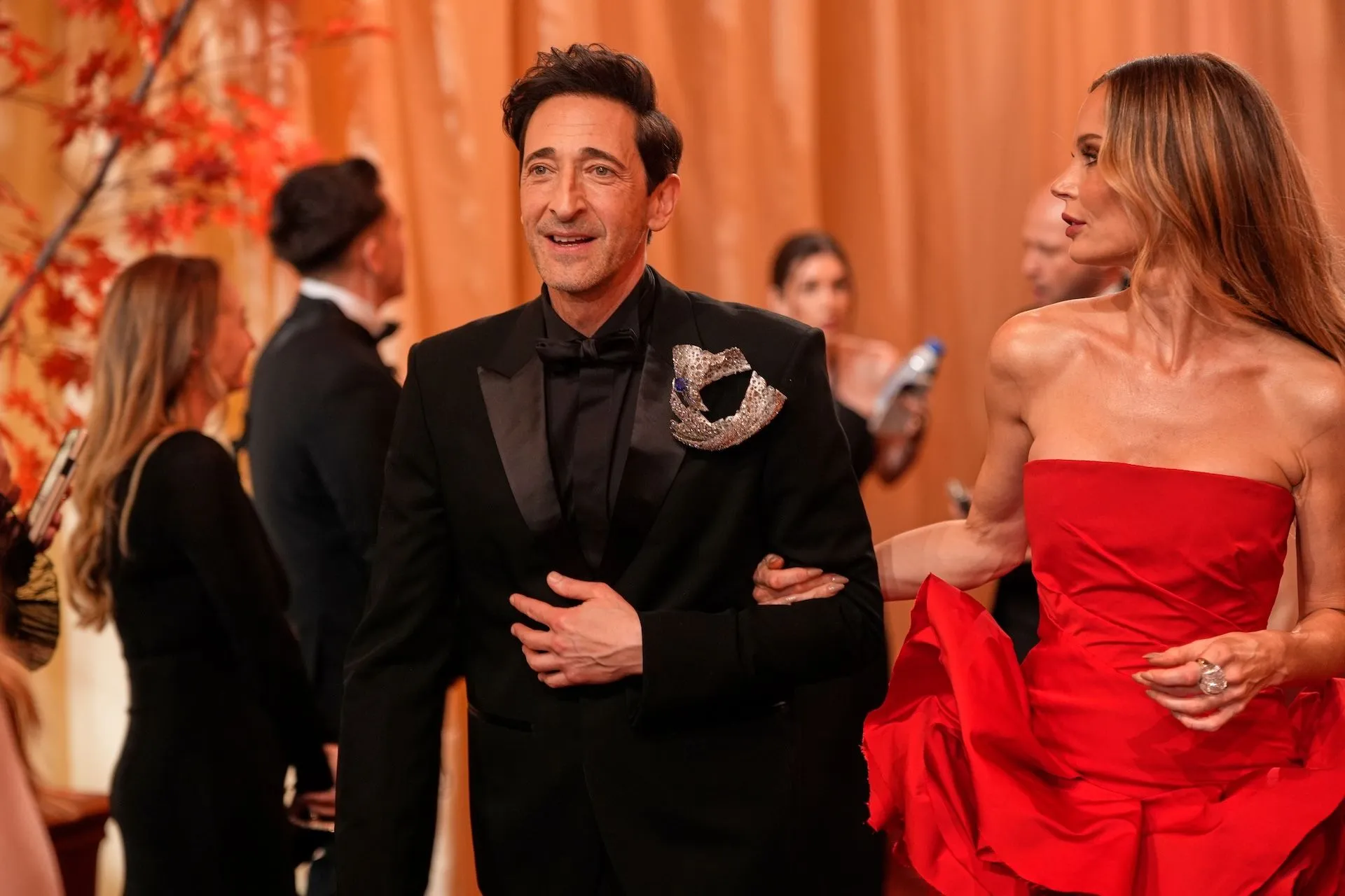 Ο Adrien Brody και η Georgina Chapman