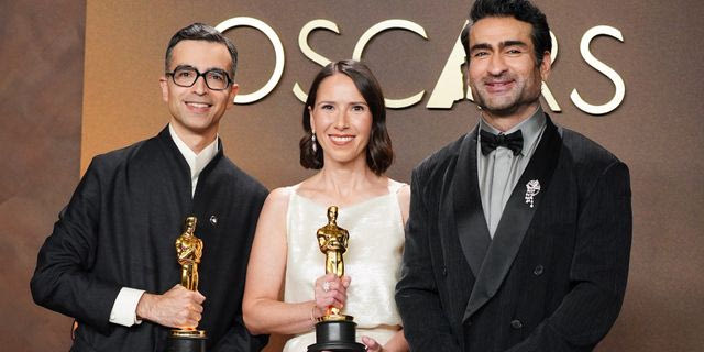 Ο Kumail Nanjiani, δεξιά, ο Alexandre Singhκαι η Natalie Musteata