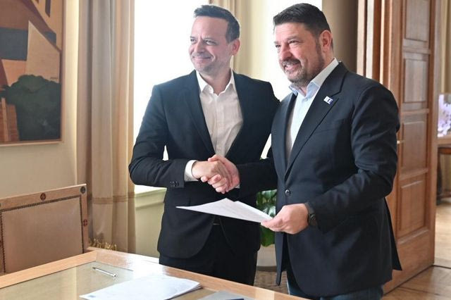 Χάρης Δούκας και Νίκος Χαρδαλιάς