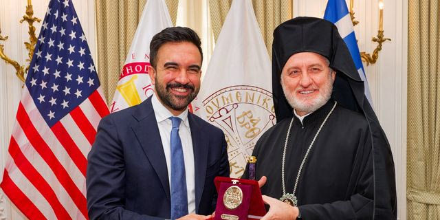 Συνάντηση Ελπιδοφόρου – Μαμντάνι στην έδρα της Αρχιεπισκοπής