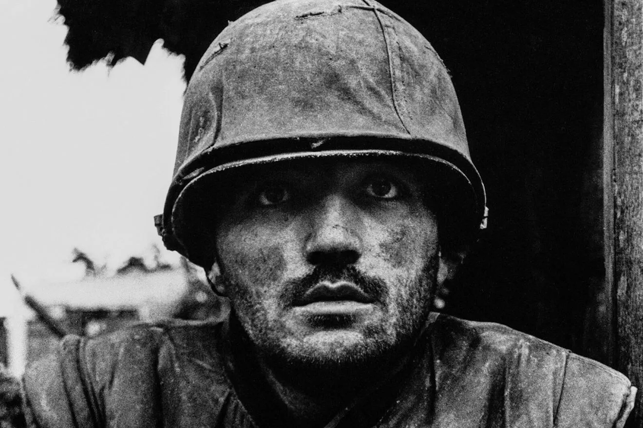 Shell shocked US Marine