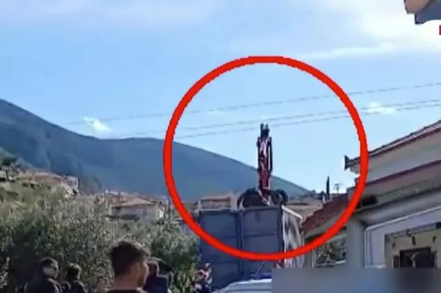 Βίντεο ντοκουμέντο από το εργατικό δυστύχημα με δύο νεκρούς στο Άστρος