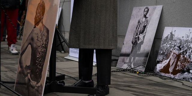 Έκθεση για τη δουλεία στο President's House Site στη Φιλαδέλφεια