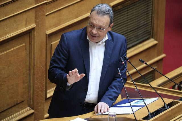 Ο Σωκράτης Φάμελλος στη Βουλή