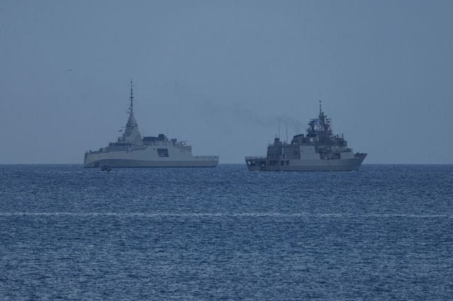 Οι ελληνικές φρεγάτες που πλέουν ανοιχτά της Κύπρου