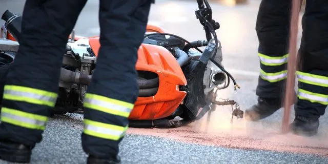 Ατύχημα με μηχανή (φωτογραφία αρχείου)