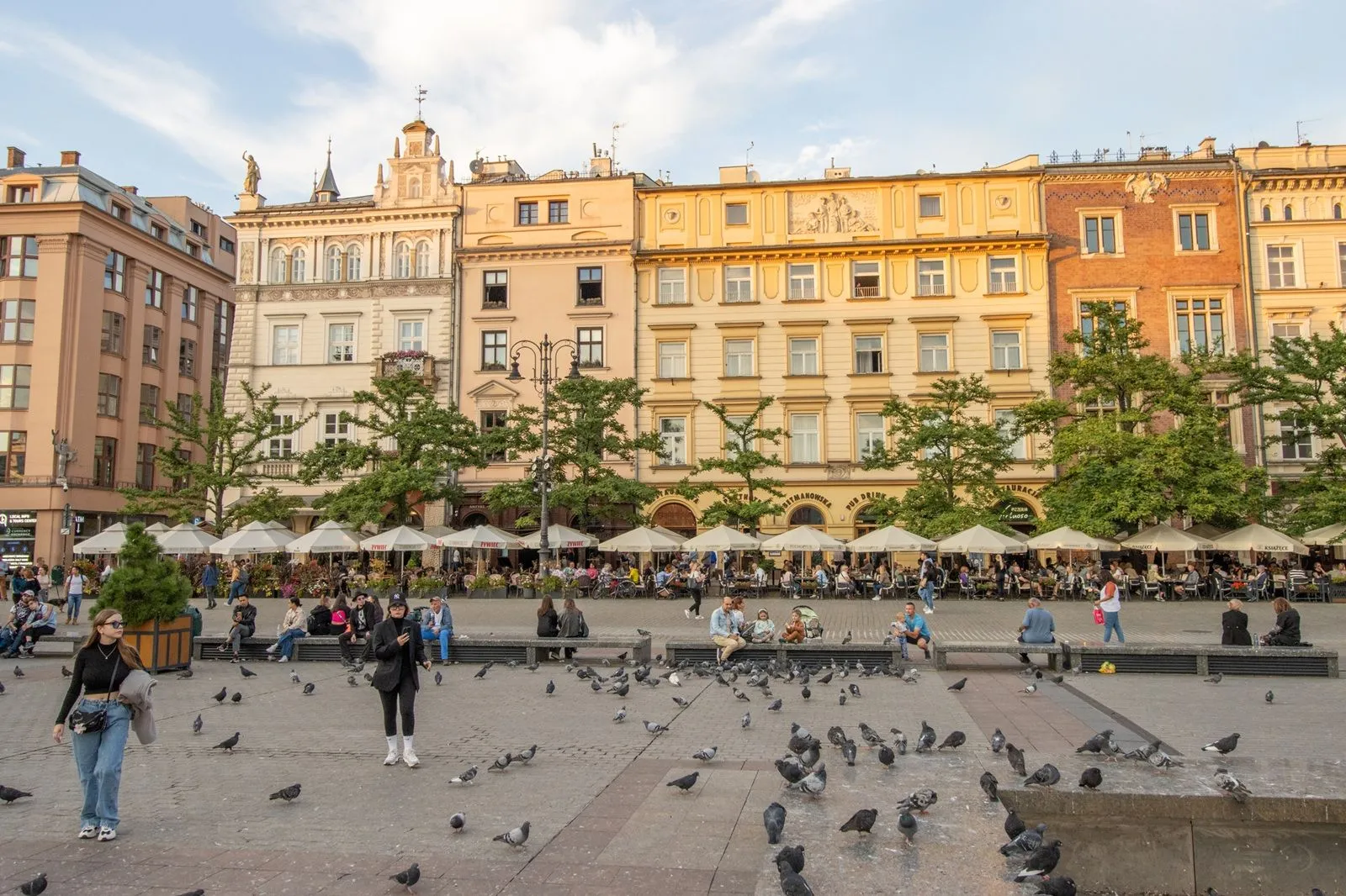 H πλατεία Rynek Główny στην Κρακοβία, 