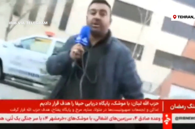 Ιράν: Ρεπόρτερ τρέχει να κρυφτεί σε ζωντανή μετάδοση, καθώς πέφτουν βόμβες