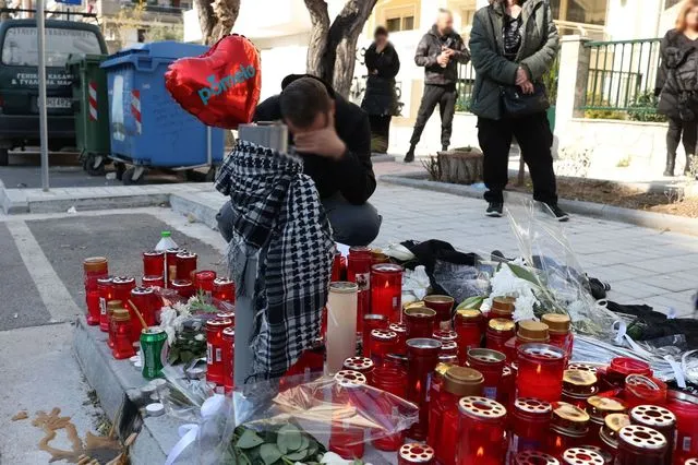 Το σημείο όπου σκοτώθηκε ο 20χρονος στην Καλαμαριά