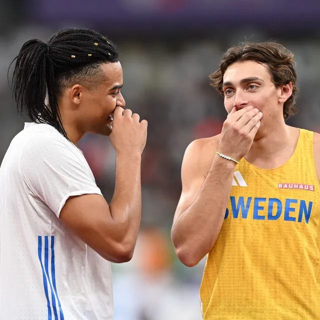 Ο Καραλής με τον Ντουπλάντις