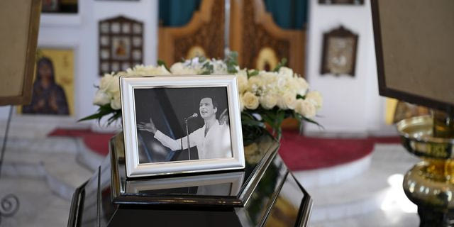 Κηδεία Γιώργου Μαρίνου