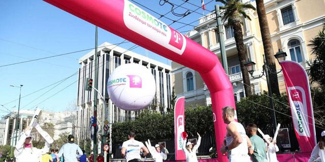 14ος Ημιμαραθώνιος της Αθήνας: Δυναμικό παρών έδωσε η COSMOTE TELEKOM ως Μεγάλος Χορηγός