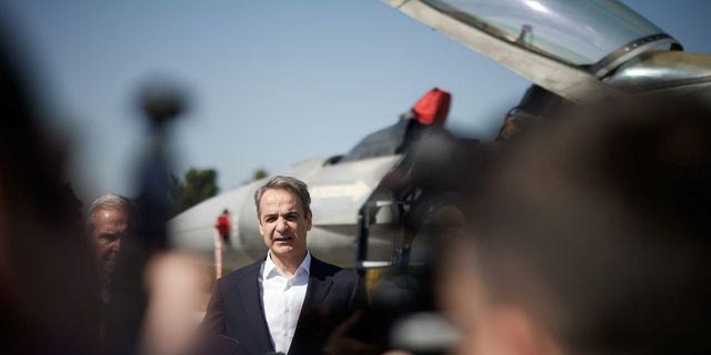 Επίσκεψη του Πρωθυπουργού Κυριάκου Μητσοτάκη στην 110 Πτέρυγα Μάχης και το Εθνικό Κέντρο Αεροπορικών Επιχειρήσεων στη Λάρισα.