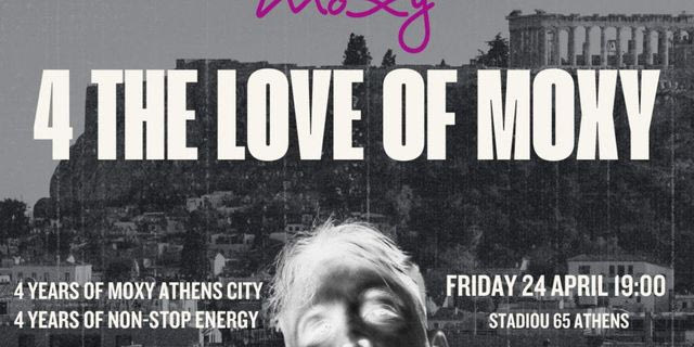 4 Χρόνια Moxy Athens City – 4 Χρόνια Ασταμάτητης Ενέργειας
