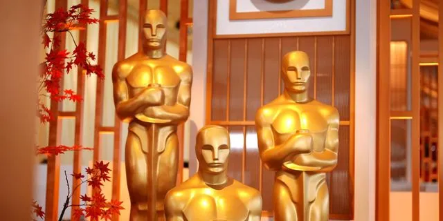 Μεγάλα αγαλματίδια των Όσκαρ που βρίσκονται στο Dolby Theatre στο Λος Άντζελες