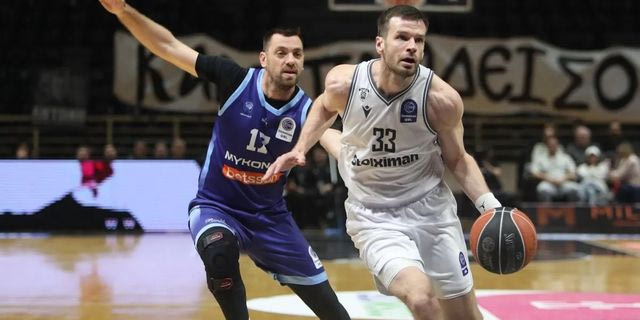 ΠΑΟΚ – Μύκονος Betsson 100-87: Ο Δικέφαλος συνεχίζει δυναμικά για τετράδα μετά τη νίκη