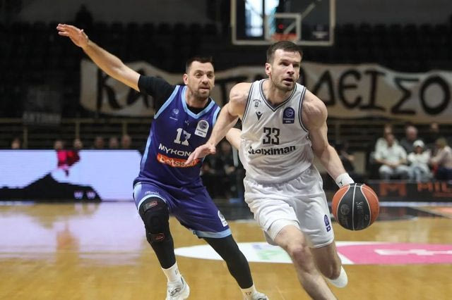 ΠΑΟΚ – Μύκονος Betsson 100-87: Ο Δικέφαλος συνεχίζει δυναμικά για τετράδα μετά τη νίκη