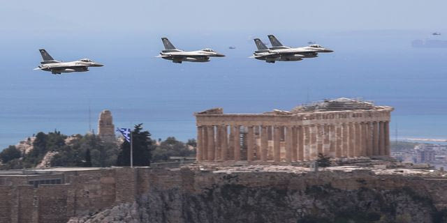 Πτήσεις αεροσκαφών πάνω από την Αθήνα για την παρέλαση της εθνικής επετείου της 25ης Μαρτίου 1821, Τετάρτη 25 Μαρτίου 2026