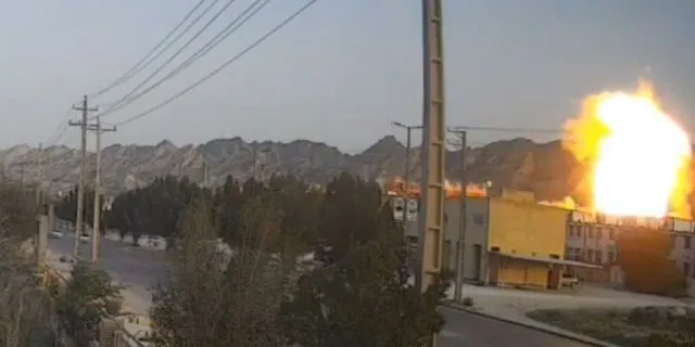 Στιγμιότυπο από την πρόσκρουση του πυραύλου